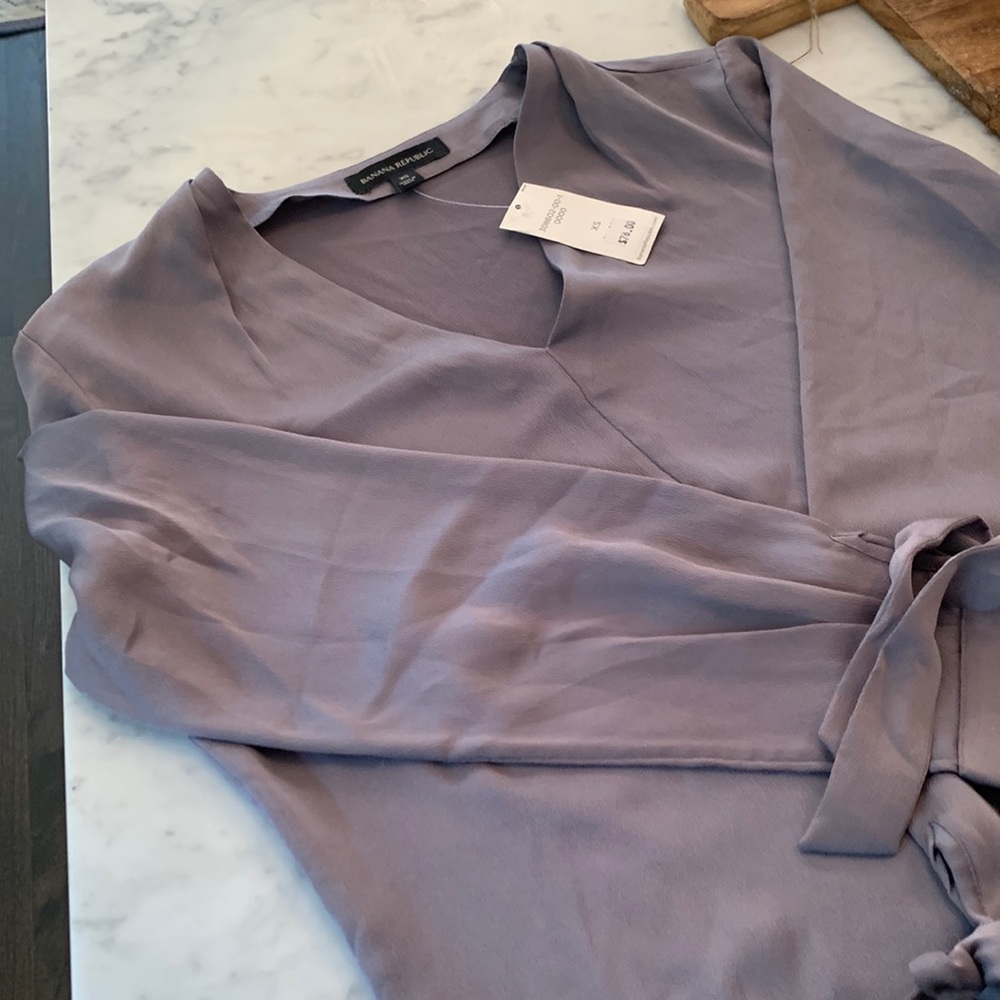 Grey Banana Republic Blouse - XS NWT